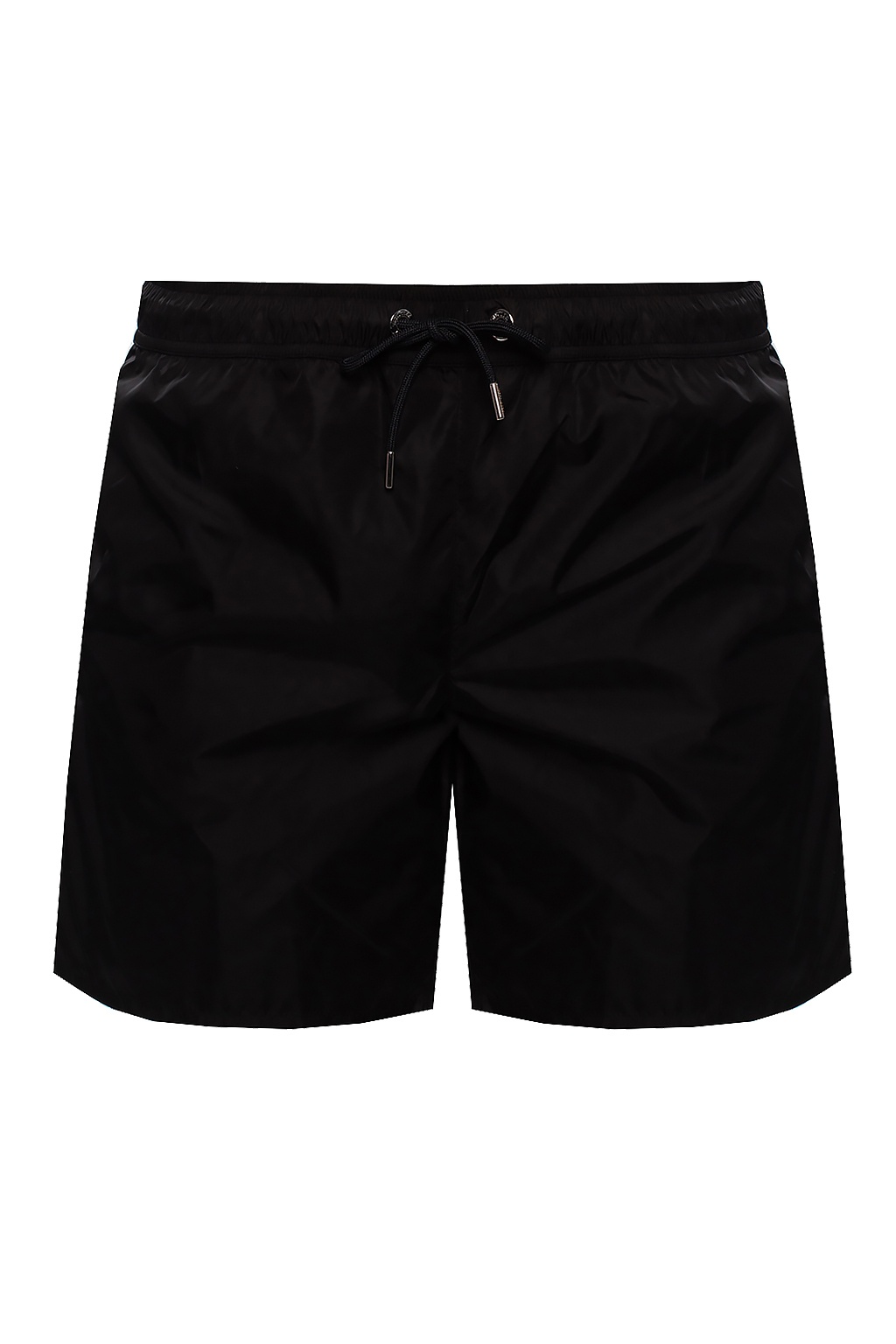 black moncler swim shorts