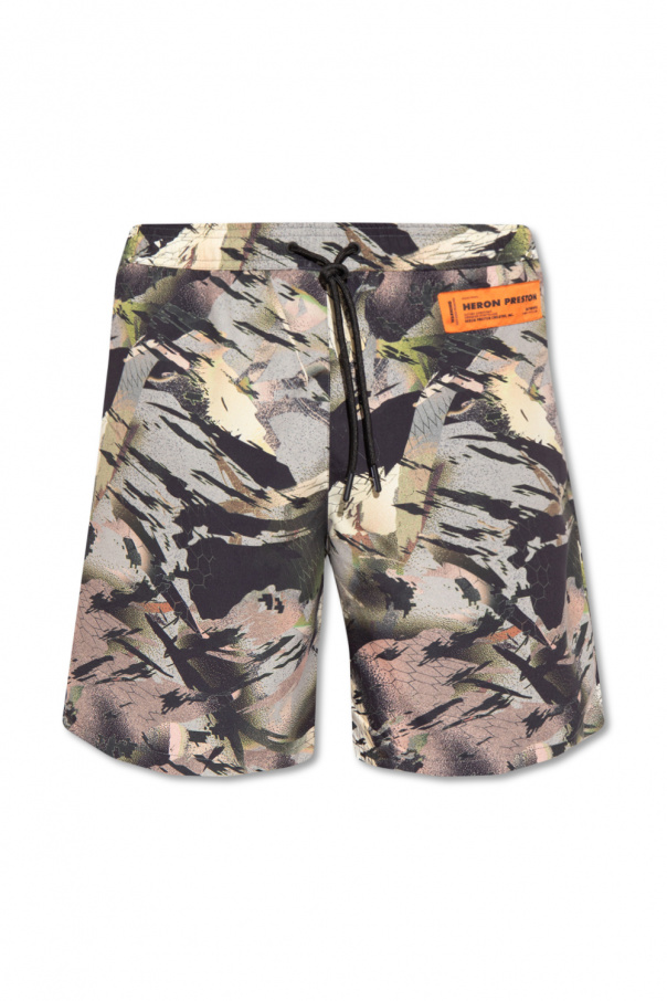 Heron Preston brocadeed swimming shorts