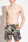 Heron Preston brocadeed swimming shorts