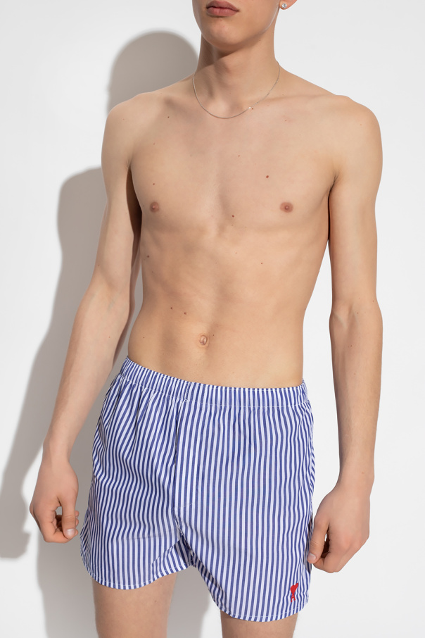 BECOME A LUXURY SANTA CLAUS Striped boxers
