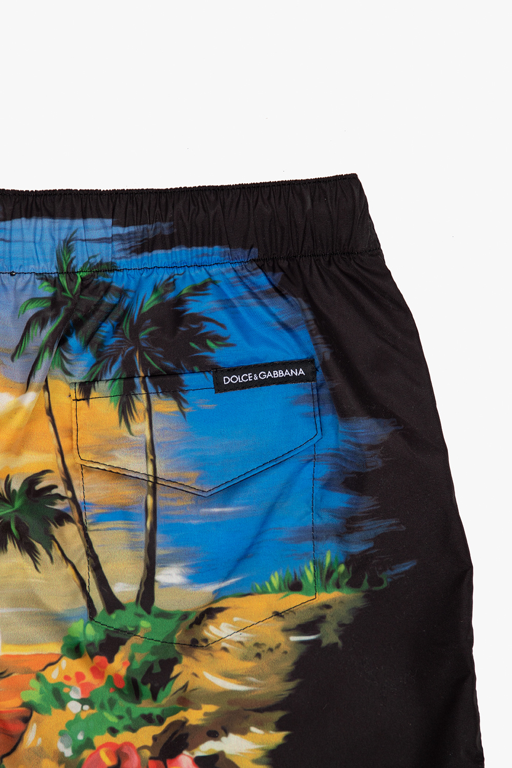 Dolce & Gabbana WOMEN CLOTHING JEANS Patterned swim shorts