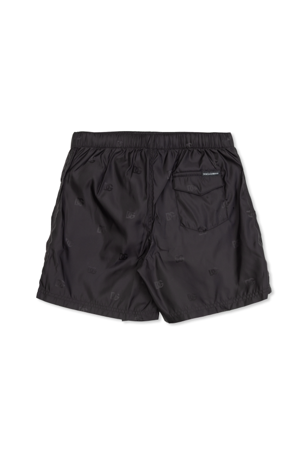 Dolce & Gabbana Kids Bañador corto con logo estampado