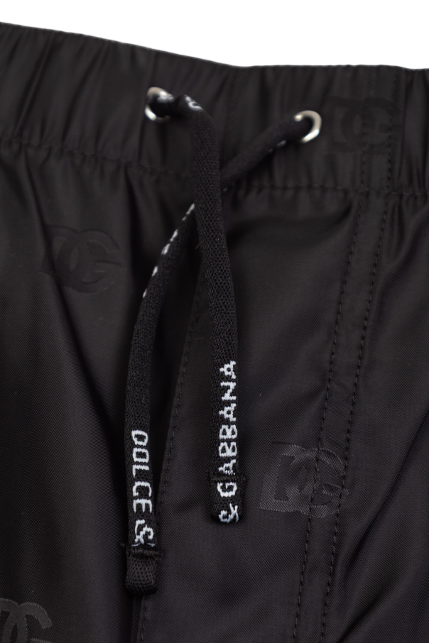 Dolce & Gabbana Kids Bañador corto con logo estampado