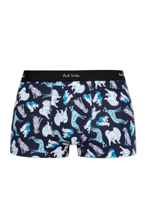 Cotton boxers with a striped pattern