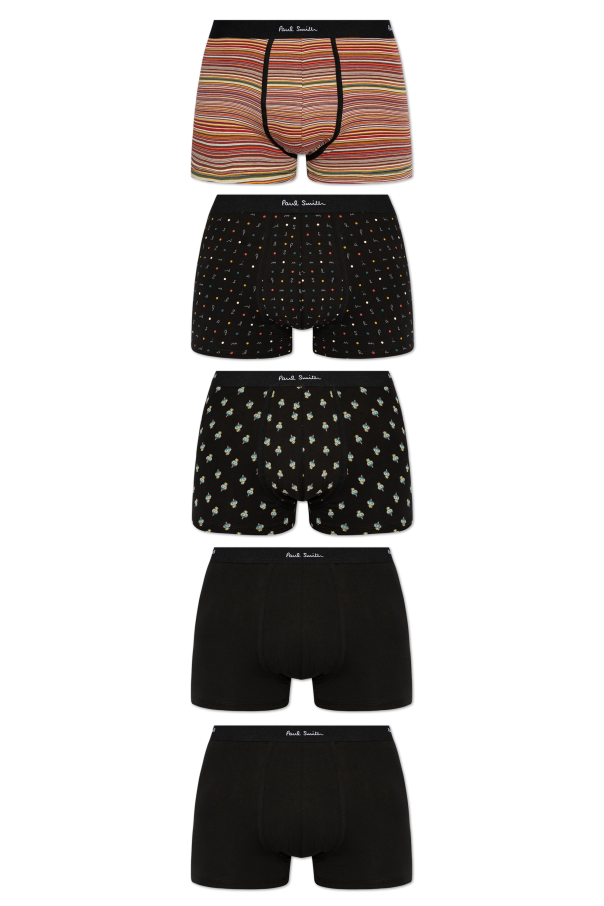 Paul Smith Five-pack of cotton boxers