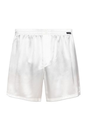 Pantalones cortos de lencería de seda
