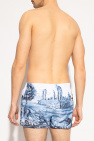 Dolce & Gabbana BLUE Patterned swim shorts