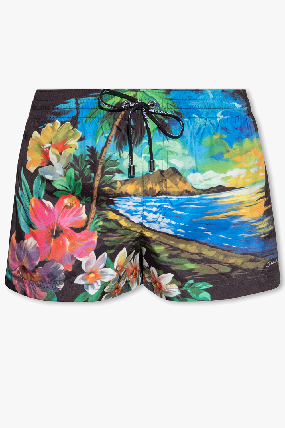 Dolce & Gabbana Patterned swim shorts