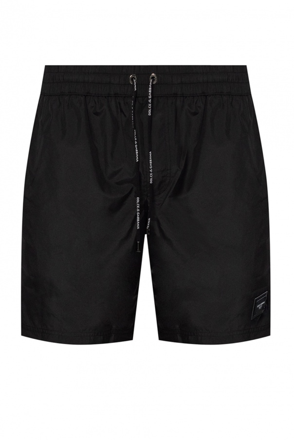 Dolce & Gabbana Dg Graffiti Print Card Holder Swim shorts