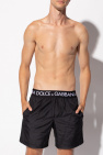 Dolce & Gabbana Majolica Print Cotton Bermuda Shorts Swim shorts