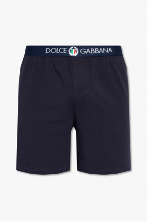 Dolce & Gabbana Ribbed Cotton Briefs With Logo