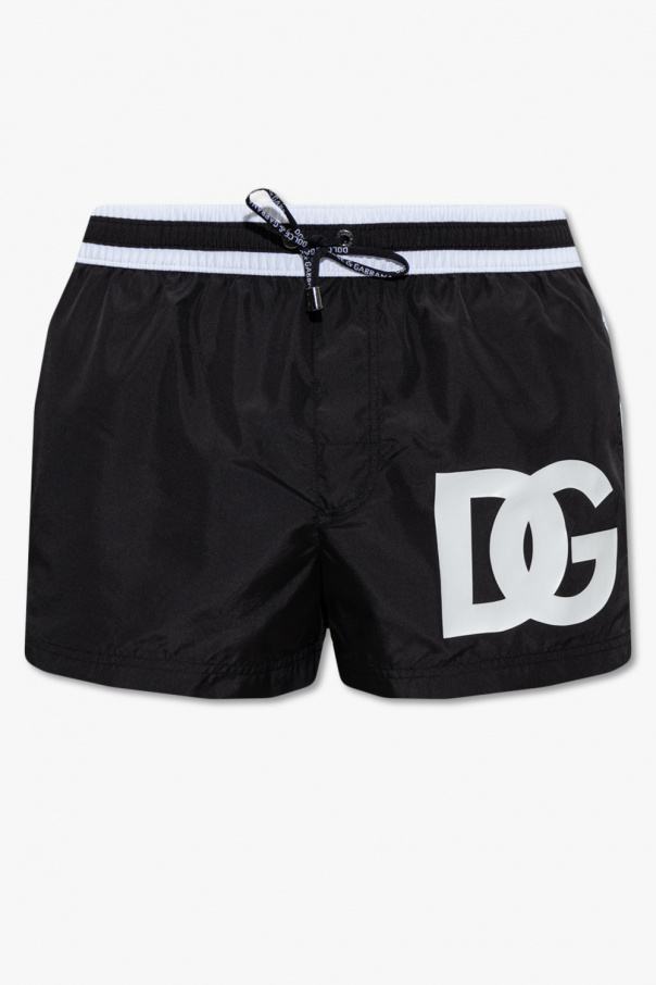 Dolce & Gabbana Kids floral-print short-sleeved romper Swimming shorts