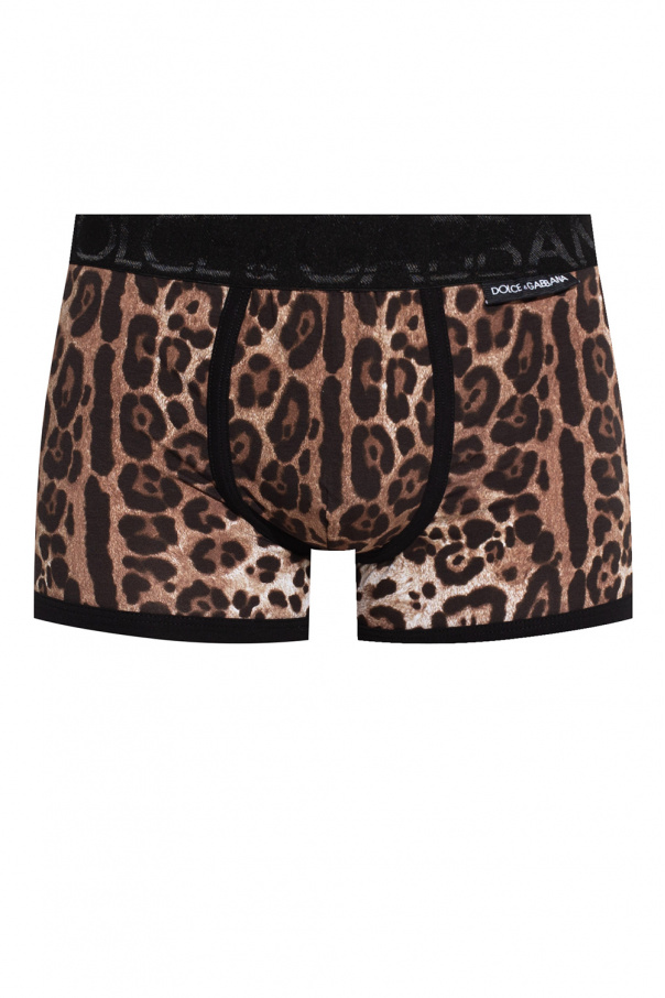 Dolce & Gabbana Leopard-printed boxers