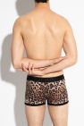 Dolce & Gabbana BROWN Leopard-printed boxers