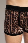 Dolce & Gabbana BROWN Leopard-printed boxers