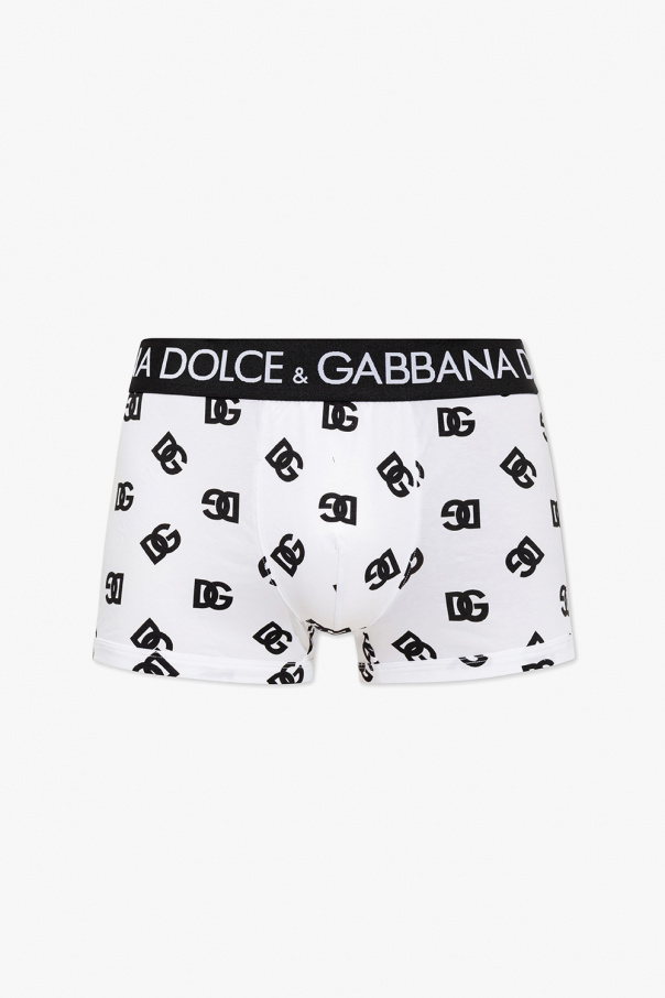 dolce leather & Gabbana Boxers with logo