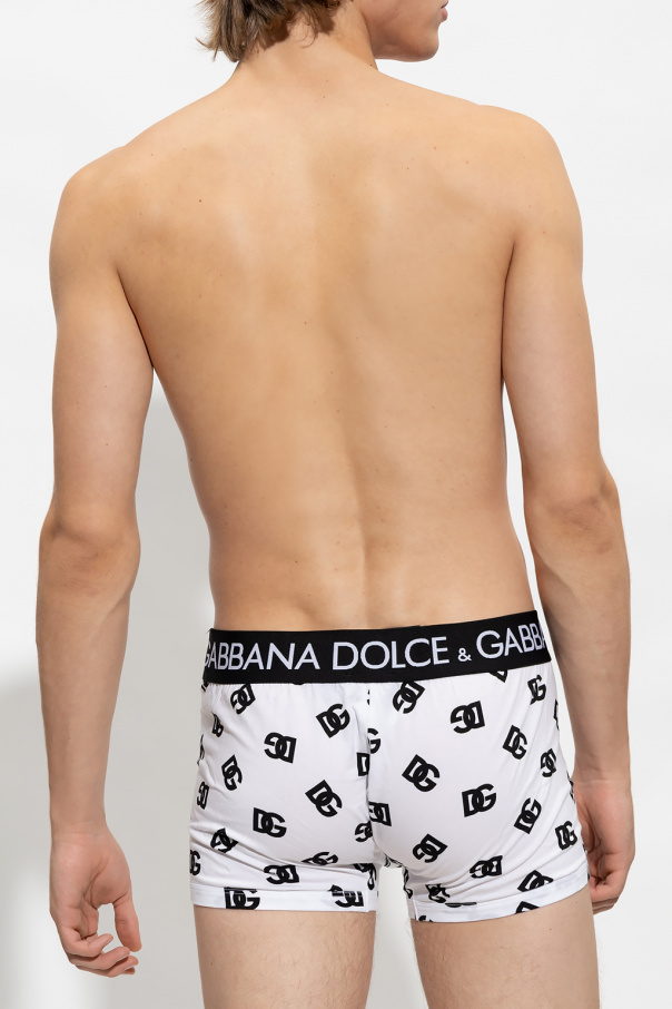 dolce leather & Gabbana Boxers with logo