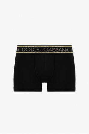 Dolce & Gabbana Kids embroidered hem cotton shorts Weiß