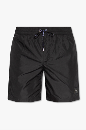 Swim shorts od Dolce & Gabbana logo patch Long Johns