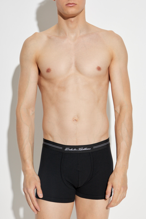 Dolce & Gabbana Baumwoll-Boxershorts mit Logo