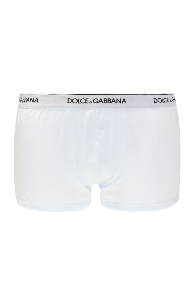 Dolce & Gabbana longuette V-neck dress Branded boxers 2-pack