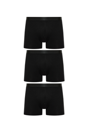 Tríada de boxers con logo