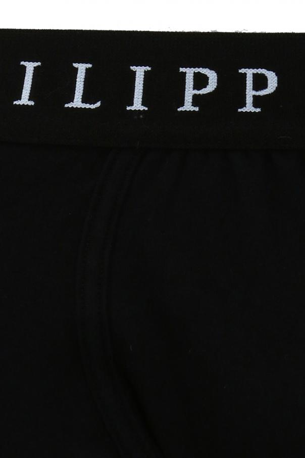 Philipp Plein Skull-embroidered boxers