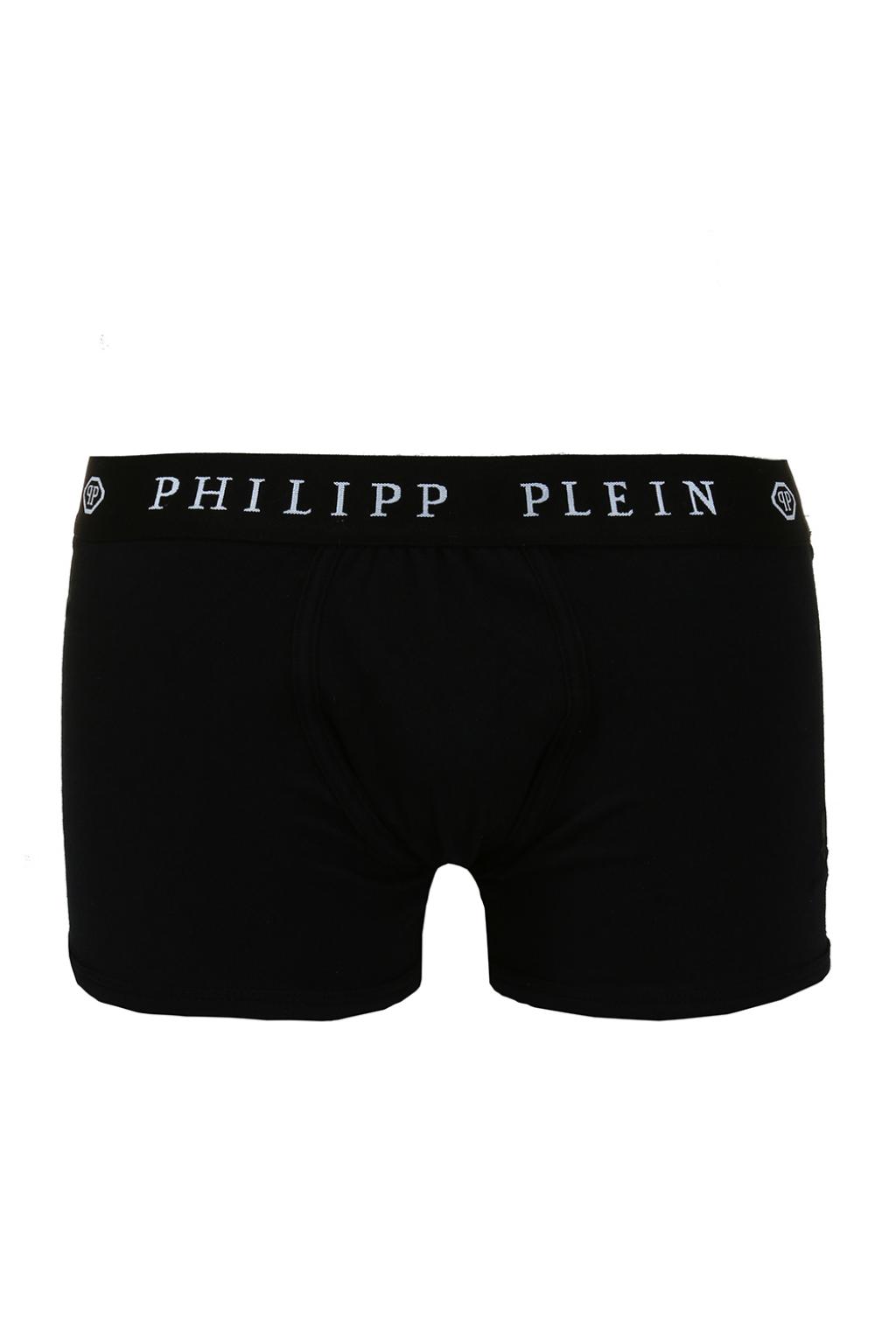 Philipp Plein Skull-embroidered boxers | Men's Clothing | Vitkac