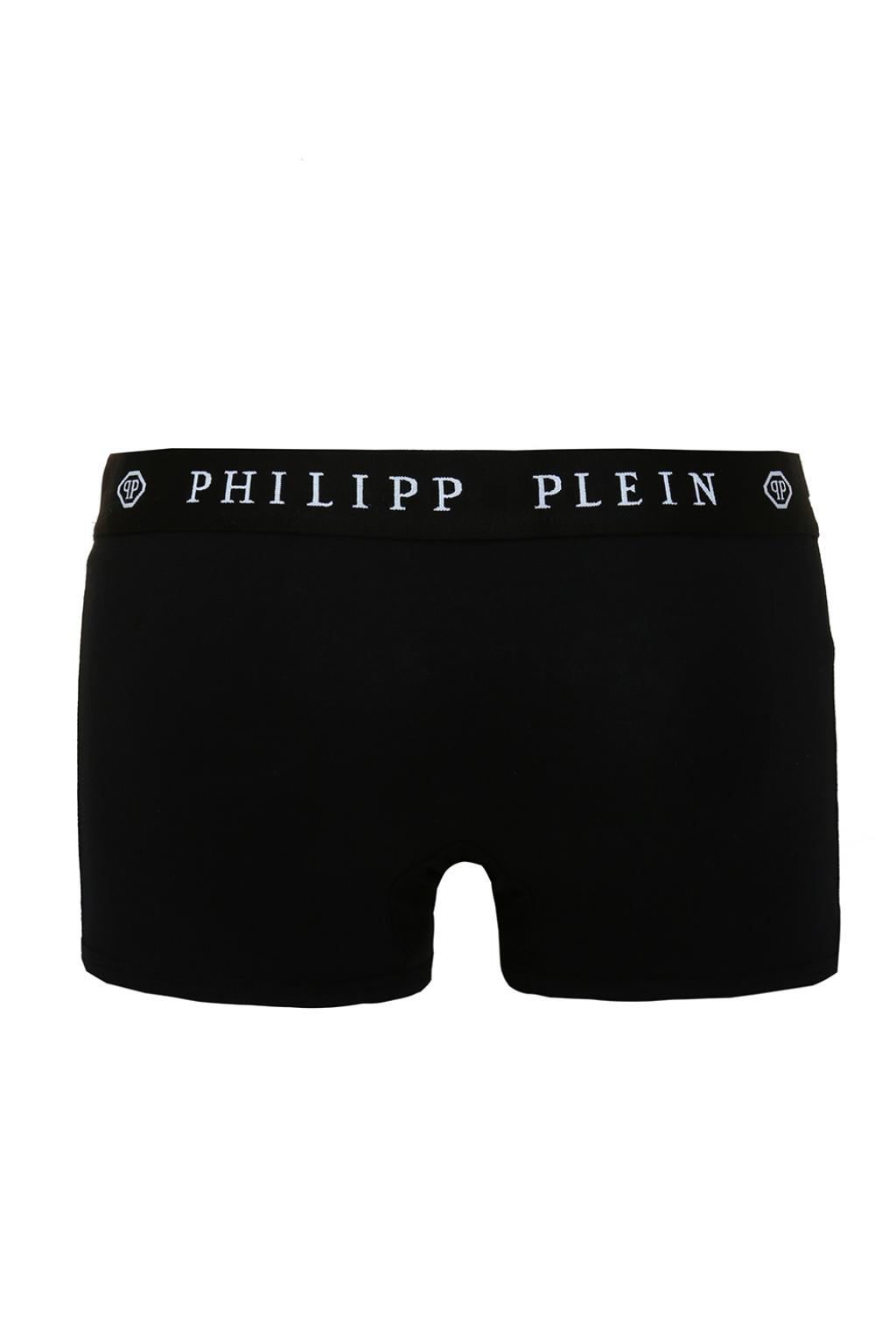 Philipp Plein Skull-embroidered boxers