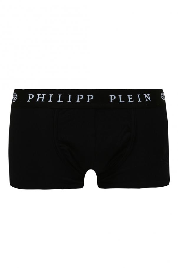 Philipp Plein Skull-embroidered boxers