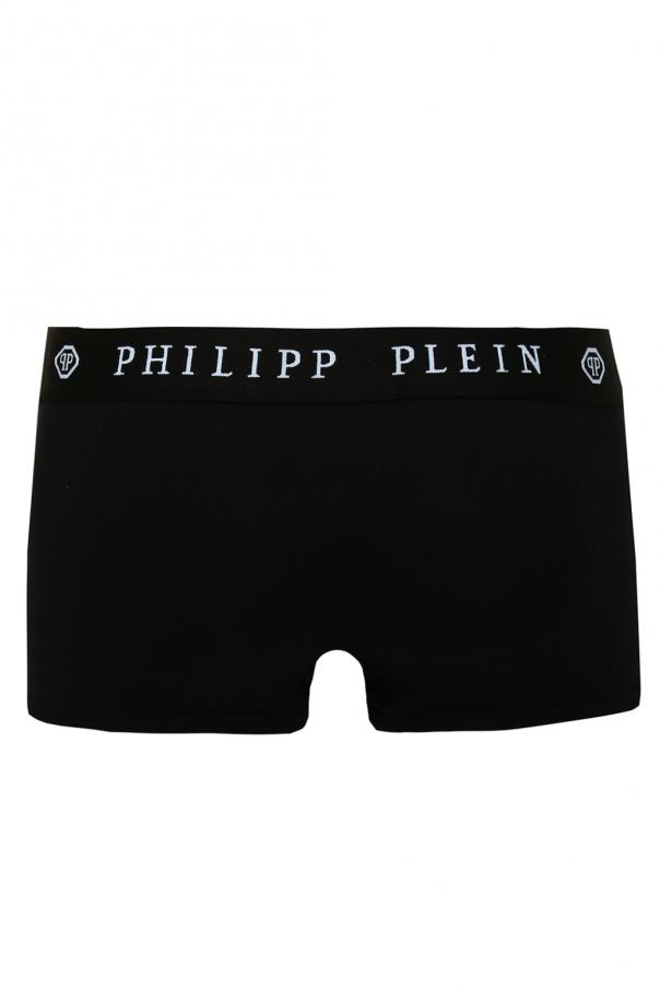 Philipp Plein Skull-embroidered boxers
