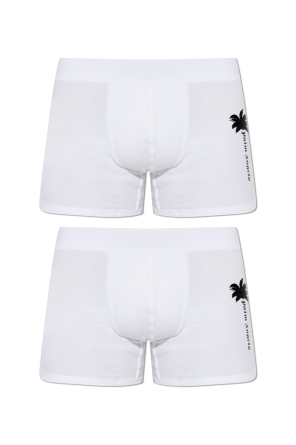 Dúo de bóxers con logo