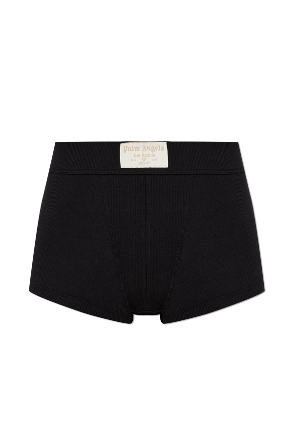 High-waisted cotton boxers od Palm Angels