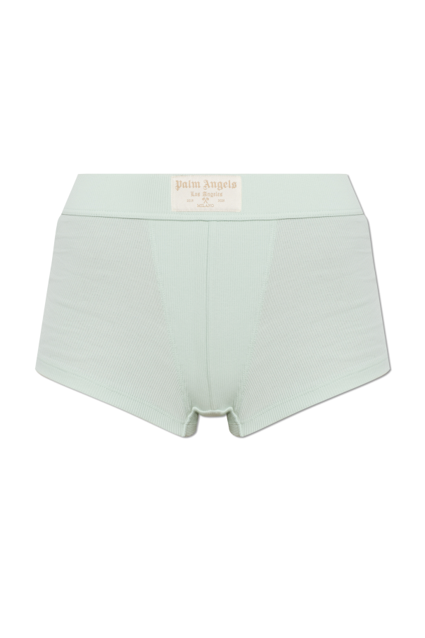 High-waisted cotton boxers od Palm Angels