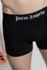 Palm Angels BLACK Branded boxers 2-pack