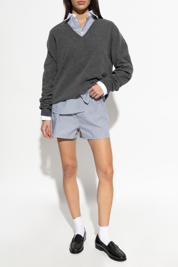 Sporty & Rich Boxershorts mit Streifenmuster aus der Kollektion ‘Central Park Drop’