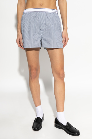 Sporty & Rich Boxershorts mit Streifenmuster aus der Kollektion ‘Central Park Drop’