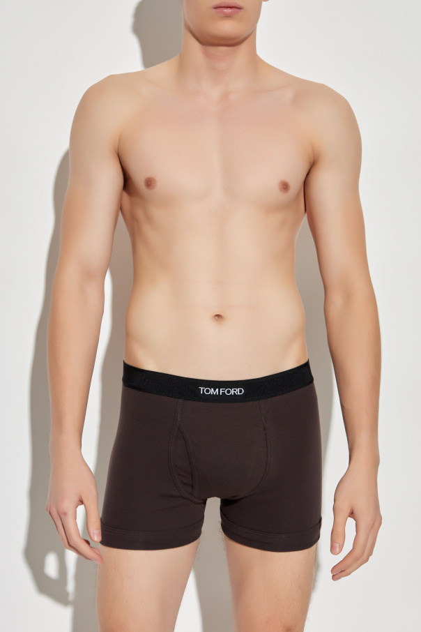 Tom Ford Bóxers de algodón con logo