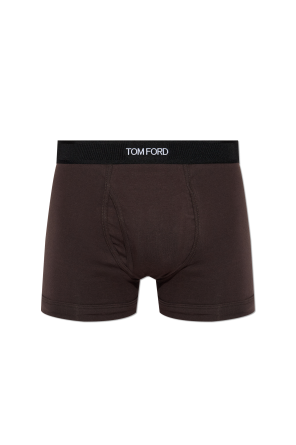 Cotton boxers with logo