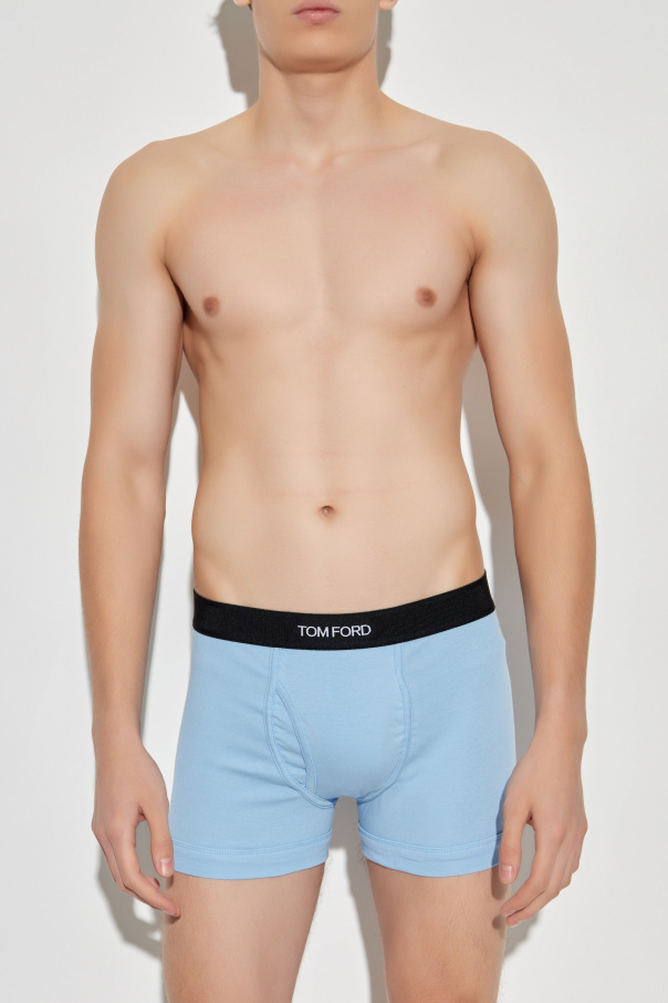 Tom Ford Baumwoll-Boxershorts mit Logo