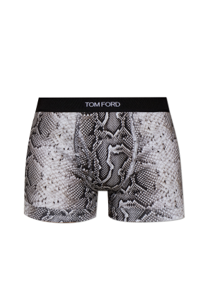 Cotton boxers with animal motif