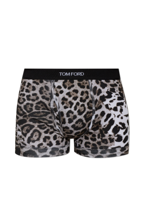 Cotton boxers with animal motif