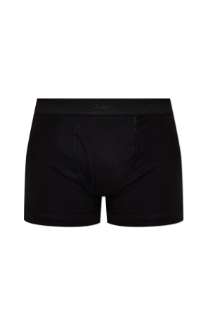 Cotton boxers with logo