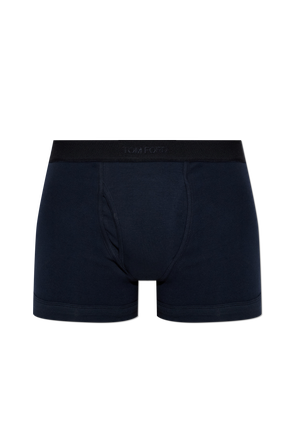 Cotton boxers with logo