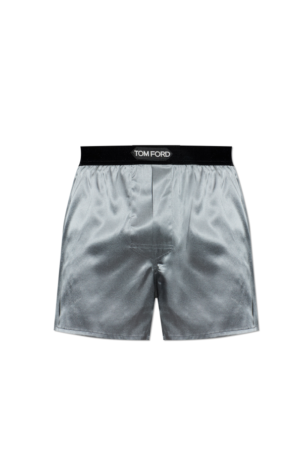 Tom Ford Bóxers de seda con logo