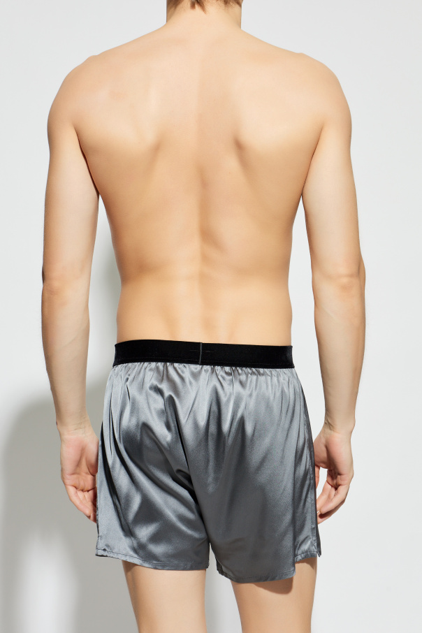 Tom Ford Bóxers de seda con logo