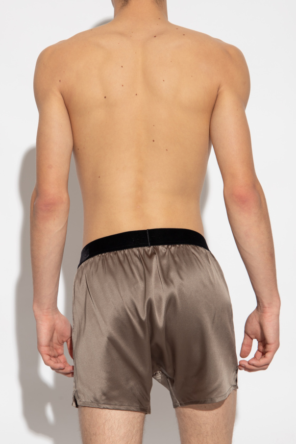 Tom Ford Silk boxers with logo