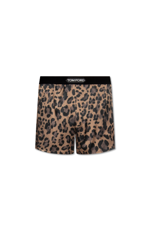 Silk boxers with logo