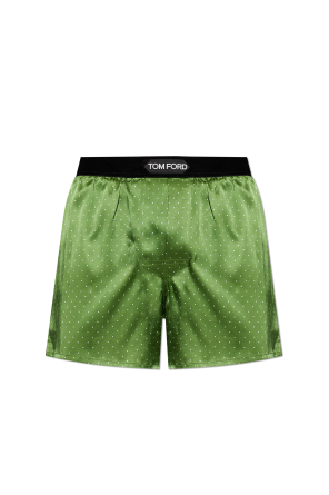 Jedwabne bokserki z logo