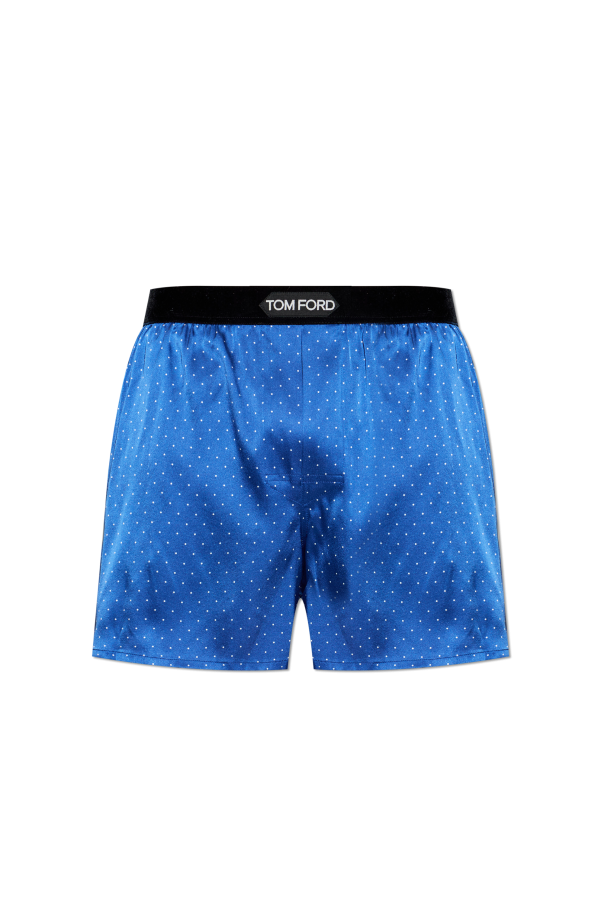 Tom Ford Bóxers de seda con logo